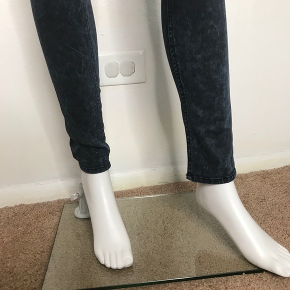 Rag & Bone Navy Blue Tie Dye Jeans Leggings 25 - Picture 4 of 8